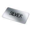 Vinyl Sticker Rechteck 50x20mm Silber | 1-farbiger Digitaler Aufkleber | Seite 1 | 50 mm x 20 mm | Nicht verfügbar