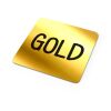 Vinyl Sticker Quadrat 30x30mm Gold | 1-farbiger Digitaler Aufkleber | Seite 1 | 30 mm x 30 mm | Nicht verfügbar