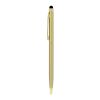 Sleek Stylus Executive Kugelschreiber gold | 1-farbiger Siebdruck | Kappe-gegenüber vom Clip | 10.00 mm x 24.00 mm