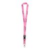 Nylon Schlüsselband PMS Wunschfarbe | ohne Werbeanbringung | 10 mm | Handyschlaufe | Kunststoff-Verschluss | Ohne Safetyclip | Ausweishülle hoch