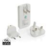 Fluxo flaches RCS 65W GaN-Ladegerät mit Stecker-Adaptern weiß