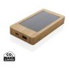 Sunwick 10.000mah Bambus Solar Powerbank braun | ohne Werbeanbringung | Nicht verfügbar | Nicht verfügbar
