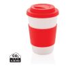 Wiederverwendbarer Kaffeebecher 270ml rot | ohne Werbeanbringung | Nicht verfügbar | Nicht verfügbar | Nicht verfügbar