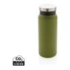 RCS recycelte Stainless Steel Vakuumflasche 600ml grün | ohne Werbeanbringung | Nicht verfügbar | Nicht verfügbar