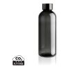 Auslaufsichere Trinkflasche mit Metalldeckel schwarz