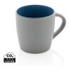 Keramiktasse innen coloriert, 300ml blau-grau | ohne Werbeanbringung | Nicht verfügbar | Nicht verfügbar