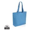 Impact Aware™ 240g/m² rCanvas Shopper mit Tasche Ruhiges Blau | ohne Werbeanbringung | Nicht verfügbar | Nicht verfügbar | Nicht verfügbar