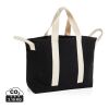 BEAU AWARE™ Strandtasche aus 400gr/m² recyceltem Canvas schwarz | ohne Werbeanbringung | Nicht verfügbar | Nicht verfügbar | Nicht verfügbar