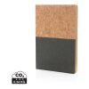 A5 Kork & Kraft Notizbuch schwarz | ohne Werbeanbringung | Nicht verfügbar | Nicht verfügbar