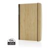 Scribe A5 Notibuch aus FSC Bambus braun