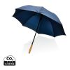 23" Impact AWARE™ RPET 190T Auto-Open Bambus-Schirm marineblau | ohne Werbeanbringung | Nicht verfügbar | Nicht verfügbar