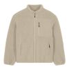 Stanley&Stella - Brooker Unisex-Sherpa-Jacke beige | S | ohne Werbeanbringung | ohne Werbeanbringung | ohne Werbeanbringung