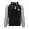 Badet zweifarbiger Kapuzenpullover Unisex Standard | schwarz-heather grau | M | ohne Werbeanbringung | Nicht verfügbar | Nicht verfügbar | Nicht verfügbar