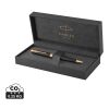 Parker SONNET Stift mattschwarz mit Palladium-Verzierungen gold