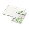 Notizbuch Note-Book RECYCLING Ecken spitz Papier-Hardcover individuell bedruckt 4C-Quality | recyceltes Papier matt | Winkelkaro
