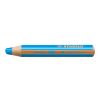 STABILO woody 3 in 1 Farbstift neonblau | ohne Werbeanbringung
