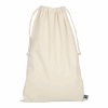 TEXXILLA Zuziehbeutel aus Fairtrade-zertifizierter Baumwolle, 30 x 45 cm, ca. 140 g/m² beige | ohne Werbeanbringung | ohne Werbeanbringung