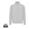 IQONIQ Elgon Quarter-Zip-Sweater aus rec. Baumwolle ungefärbte helles Grau | XXS | ohne Werbeanbringung | Nicht verfügbar | Nicht verfügbar | Nicht verfügbar