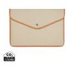 VINGA Bosler 14" Laptop-Tasche aus GRS recyceltem Canvas braun | ohne Werbeanbringung | Nicht verfügbar | Nicht verfügbar