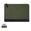 VINGA Marlow 16" Laptop Sleeve aus RCS recyceltem Polyester grün-schwarz