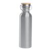 mula. Metallflasche silber