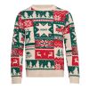 Weihnachtspullover S-M beige | ohne Werbeanbringung | Nicht verfügbar | Nicht verfügbar | Nicht verfügbar
