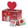 Geschenkbox Mini Herz 4c Euroskala | Fruchtkaramellen Kaubonbons