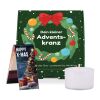 Klappbox S Teelichter 4c Euroskala | Weihnachtsmotiv