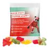 Minitüte 10 g Trolli Fruchtgummi Standardformen weiß | ohne Werbeanbringung | Flugzeuge | Recyclingfähiges Papier