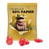 Minitüte 10 g Trolli Fruchtgummi Sonderformen weiß | ohne Werbeanbringung | Folie mit ca. 50% Papier