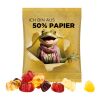 Minitüte 15 g Trolli 30% Fruchtsaft Bärchen weiß | ohne Werbeanbringung | Folie mit ca. 50% Papier