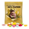 Minitüte 10 g American Style Jelly Beans weiß | ohne Werbeanbringung | Folie mit ca. 50% Papier