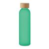 Glasflasche 500 ml gefrostet transparent grün | ohne Werbeanbringung | Nicht verfügbar | Nicht verfügbar | Nicht verfügbar