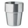 Doppelwandiger Trinkbecher 250 ml mattsilber | ohne Werbeanbringung | Nicht verfügbar | Nicht verfügbar | Nicht verfügbar