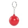 Schlüsselring Kugelform PU rot | ohne Werbeanbringung | Nicht verfügbar | Nicht verfügbar