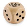 Spielwürfel Schima-Holz Ø 3cm holzfarben | ohne Werbeanbringung | Nicht verfügbar | Nicht verfügbar