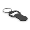 Schlüsselring mit Kapselheber schwarz | ohne Werbeanbringung | Nicht verfügbar | Nicht verfügbar