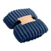 RPET-Fleece-Decke blau