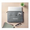 Laptoptasche RPET-Filz grau | ohne Werbeanbringung | Nicht verfügbar | Nicht verfügbar | Nicht verfügbar