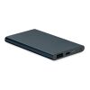 Powerbank 4000 mAh mit Gehäuse aus Aluminium marineblau | ohne Werbeanbringung | Nicht verfügbar | Nicht verfügbar