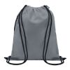 Großer Beutel mit Kordelzug RPET-Polyester grau | ohne Werbeanbringung | Nicht verfügbar | Nicht verfügbar | Nicht verfügbar