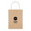 Kleine Geschenkpapiertüte, weiß beige | ohne Werbeanbringung | Nicht verfügbar | Nicht verfügbar | Nicht verfügbar