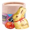 Papierdose Eco Mini Ostern Lindt weiß | ohne Werbeanbringung | Lindt Osterhaster