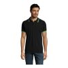 PASADENA Herren Polo 200g schwarz/limette | S | ohne Werbeanbringung | Nicht verfügbar | Nicht verfügbar | Nicht verfügbar