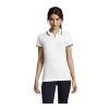PASADENA Damen Polo 200g weiß/marine | M | ohne Werbeanbringung | Nicht verfügbar | Nicht verfügbar | Nicht verfügbar