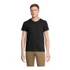 REGENT V V-NECK T-SHIRT tiefschwarz | M | ohne Werbeanbringung