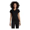 Prescott Damen-Poloshirt 170 tiefschwarz | M