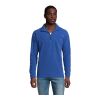 Ness Fleece-Sweatshirt mit Viertelreißverschluss königsblau | XL