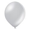 Metallicfarbener Luftballon silber | 80/90 cm | ohne Werbeanbringung | ohne Werbeanbringung