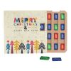 Täfelchen Adventskalender ECO Graspapier 24 Lindt Schokotäfelchen